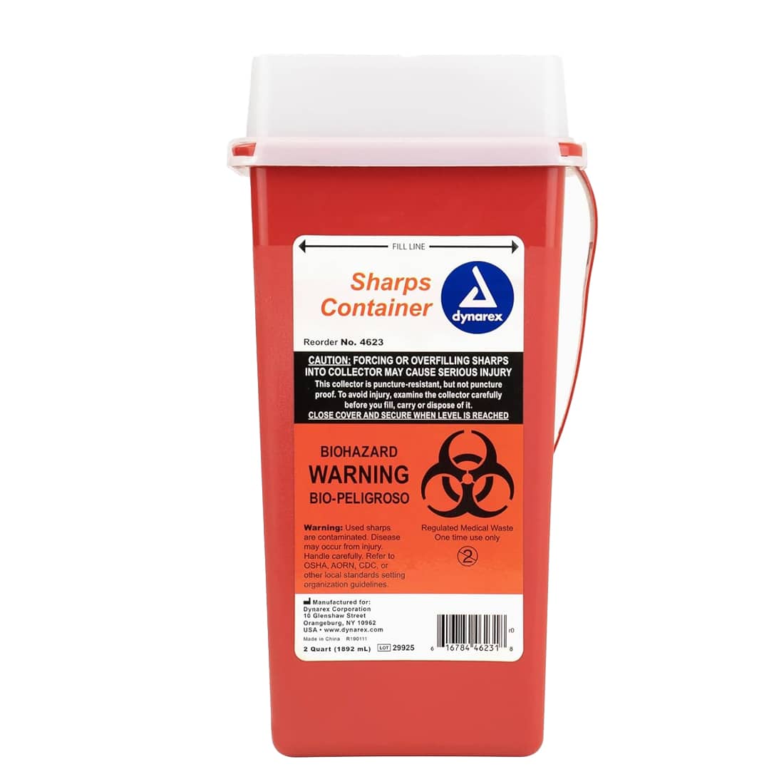 Dynarex Aufbewahrungsbehälter für Tätowiernadeln