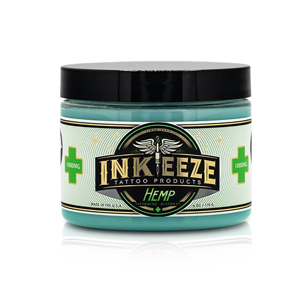 Ink Eeze Organic Hemp Green Glide Tattoo Ointment