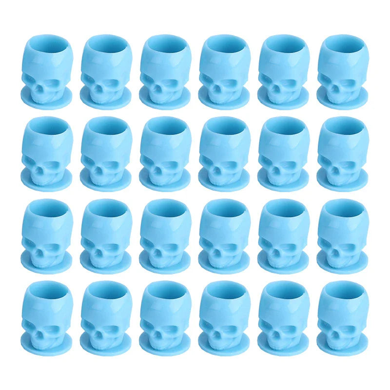 Plastic Skull Disposable Tattoo Ink Cup (200 pcs)