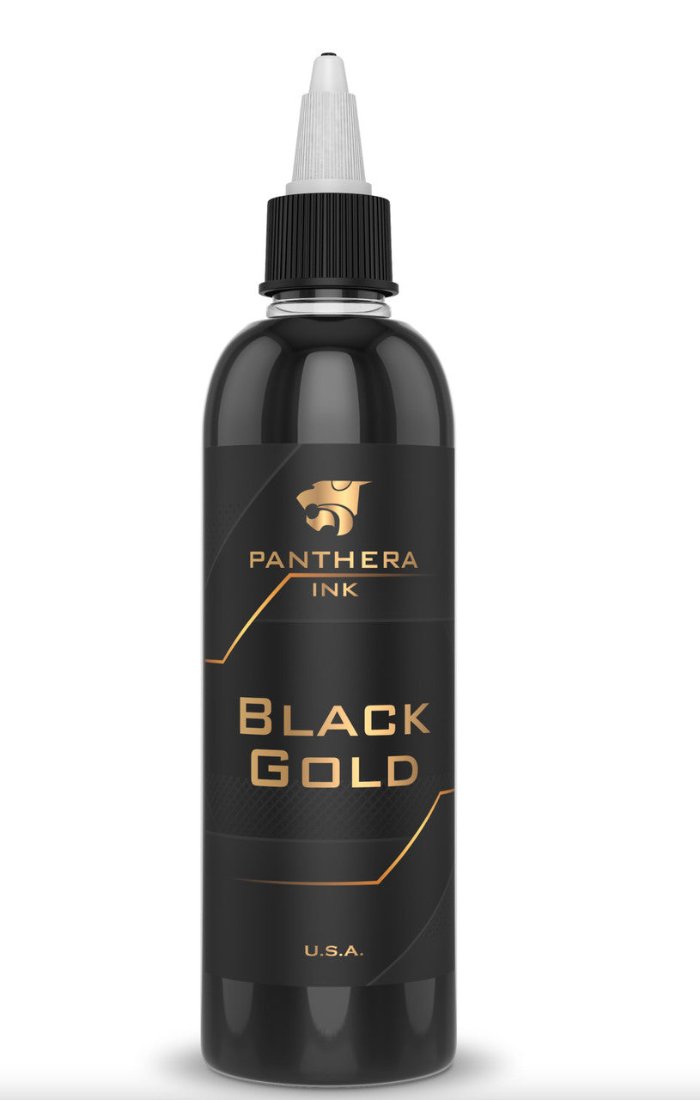 Panthera Black Gold Tattoo Ink - 5oz