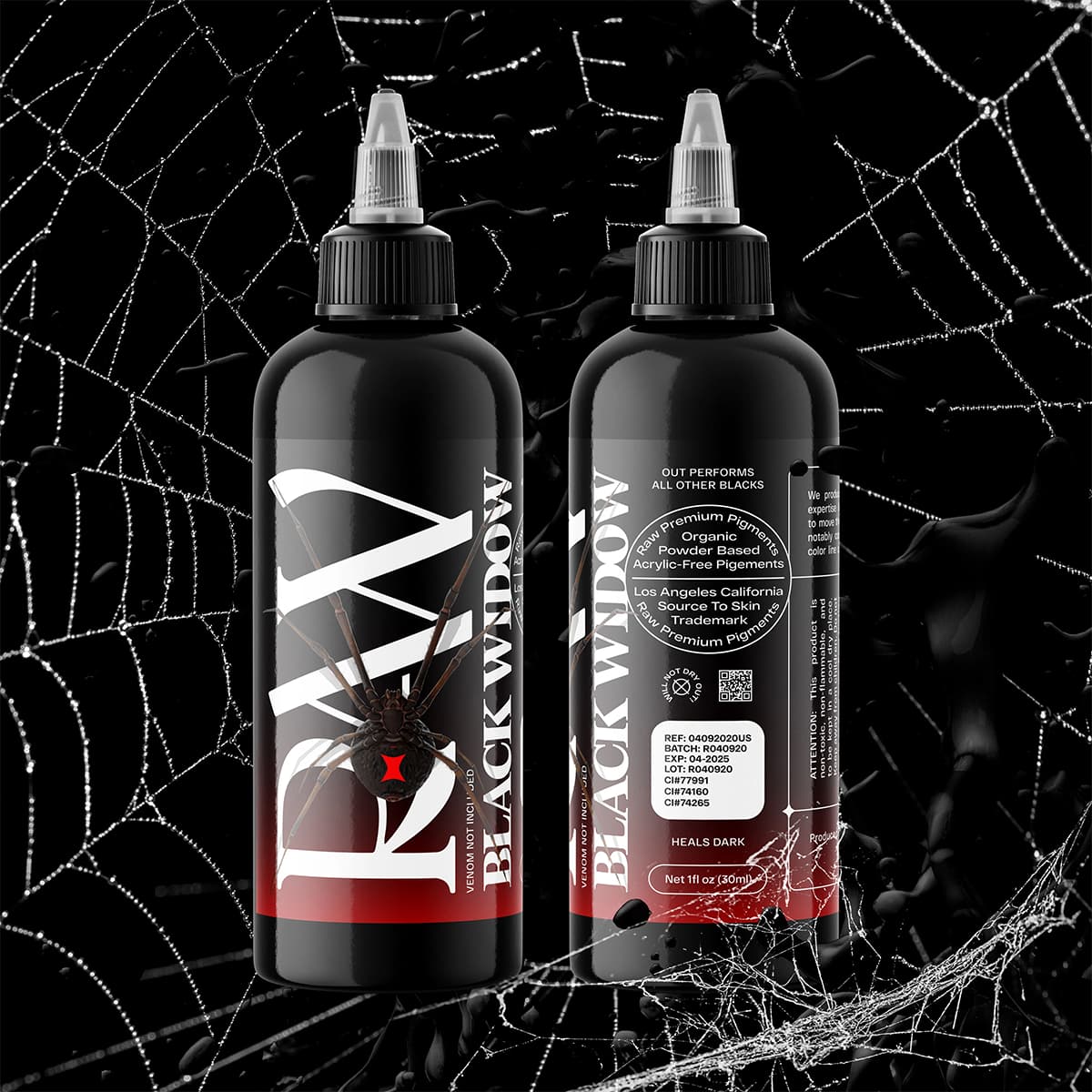 Raw ink Black Widow