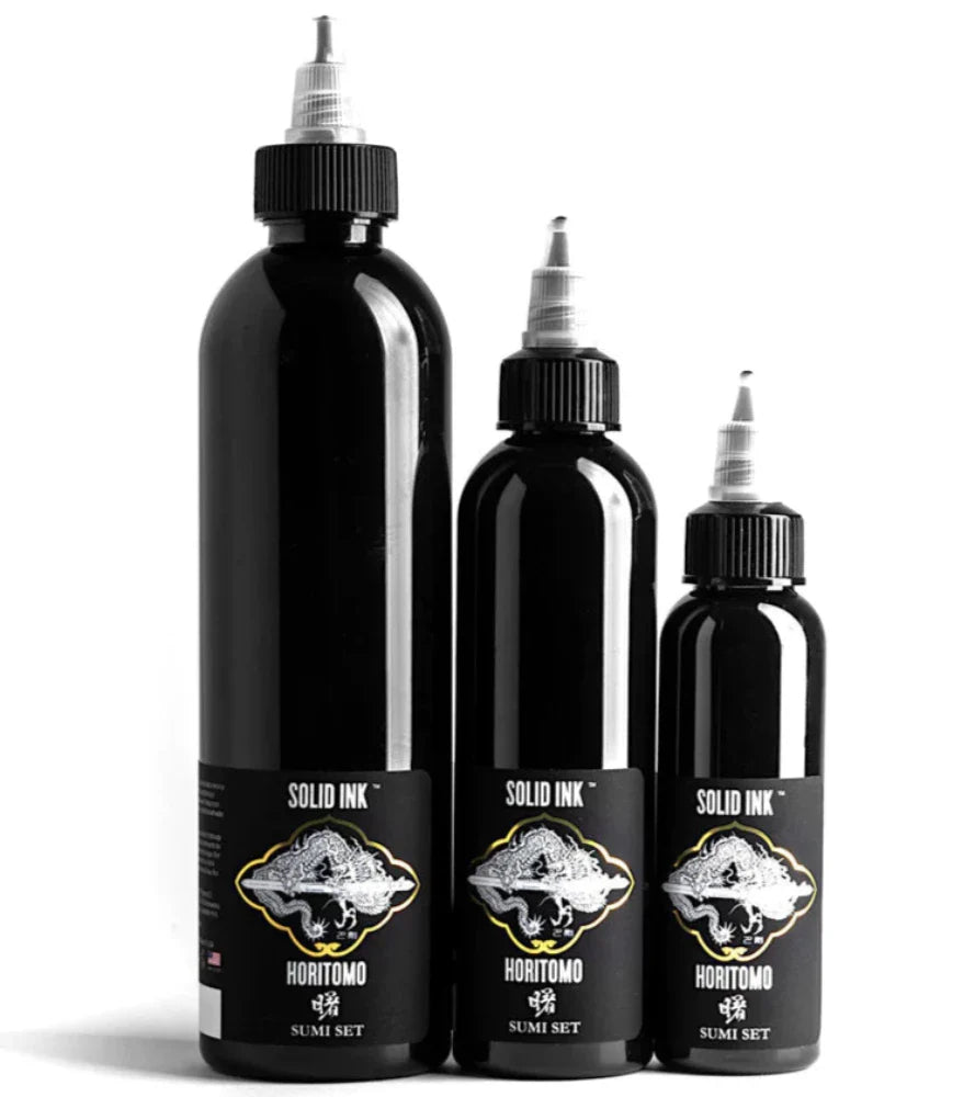 Solid Horitomo Sumi Grey Wash Bottles