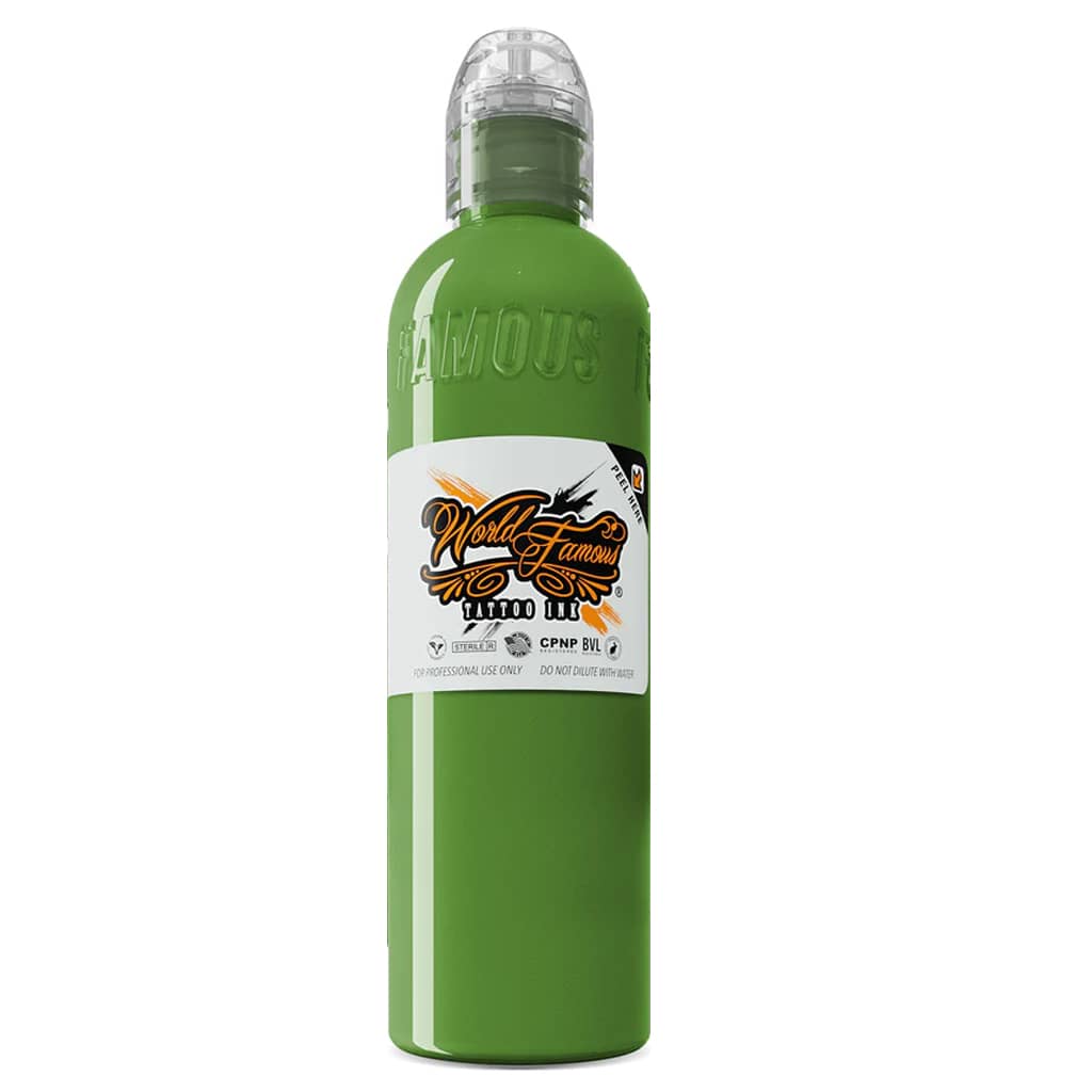 Weltberühmte isländische grüne Tattoo-Tinte