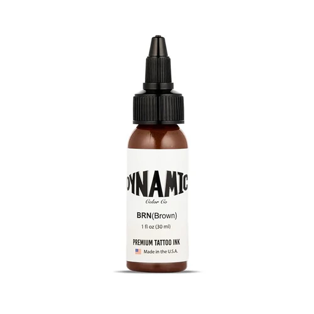 Dynamische braune Tattoo-Tinte