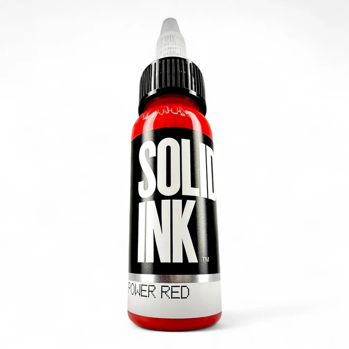 Encre de tatouage rouge Solid Power