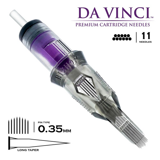 Cartouches d'aiguilles de tatouage Bishop Da Vinci V2 Curved Mag