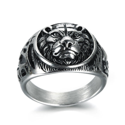 Tiger Head Ring – Vintage Stainless Steel