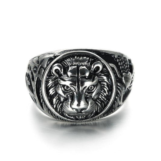 Tiger Head Ring – Vintage Stainless Steel