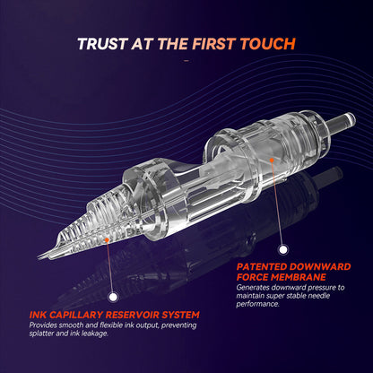 Aiguilles de tatouage T&amp;T AWE Round Shader (20 pièces/boîte) 