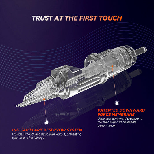 Aiguilles de tatouage T&amp;T AWE Round Shader (20 pièces/boîte) 