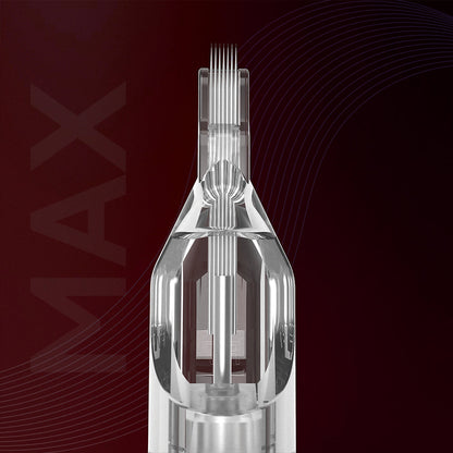 Aiguilles de tatouage T&amp;T MAX à pointe longue et plate (10 pièces/boîte) 