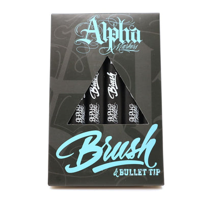 Alpha Markers Skin Marker Set mit Pinsel und Rundspitze
