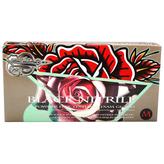 Blackwork-Nitrilhandschuhe - Schwarz