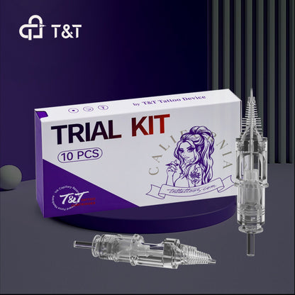 T&T Sample Pack Curved Magnums AWE Tattoo Needles (10pcs/box)
