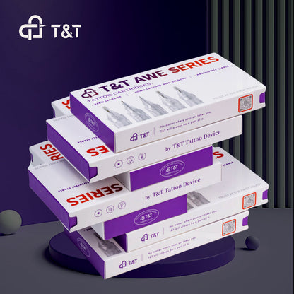 T&T Sample Pack Curved Magnums AWE Tattoo Needles (10pcs/box)