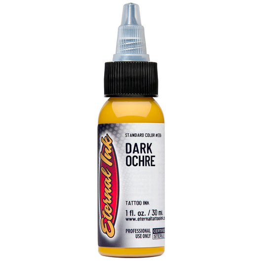 Encre de tatouage ocre noir éternel
