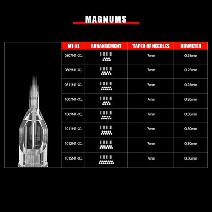 Aiguilles de tatouage T&amp;T MAX (10 pièces/boîte)* 