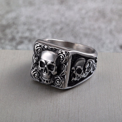 Skull Ring – Vintage Punk Stainless Steel