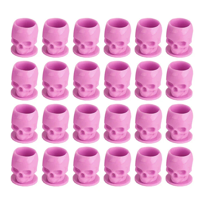 Plastic Skull Disposable Tattoo Ink Cup (200 pcs)