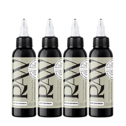 Rohtinte Grau Waschset