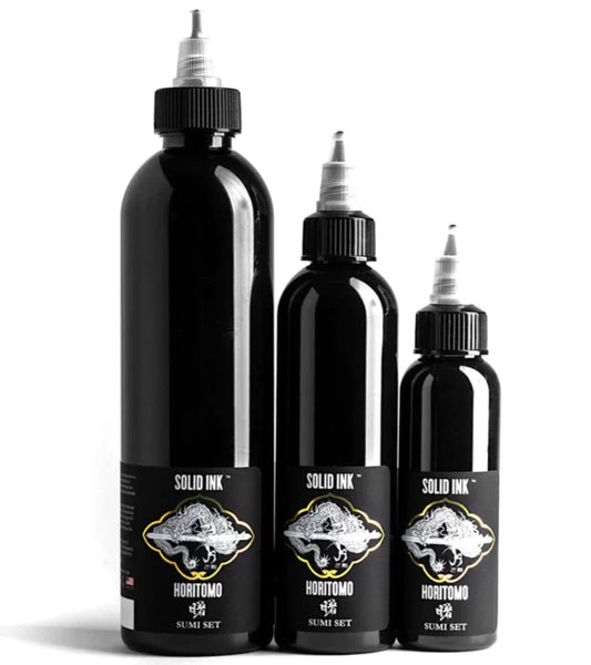 Solid Horitomo Sumi Grey Waschflaschen