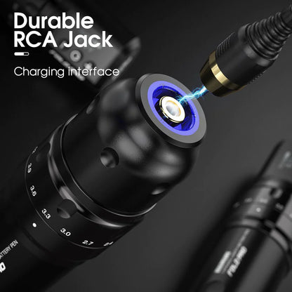 Dragonhawk Fold Pro Wireless Tattoo Pen Machine with 7 Stroke Length