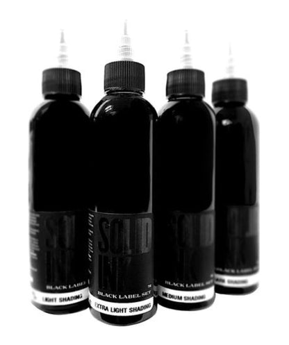 Solid Ink Black Label GreyWash Tattoo-Tinten-Set