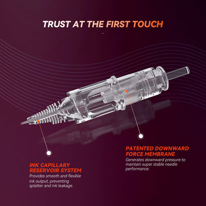 Cartouches T&amp;T PMU RL – Taille 10 / 0,30 mm 